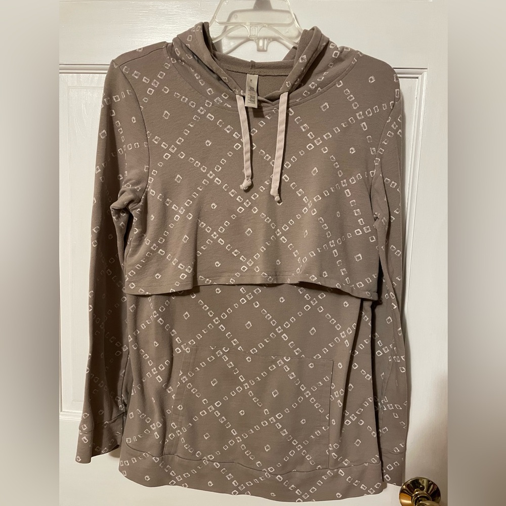 Latched Mama Cloud Nursing Hoodie - Taupe